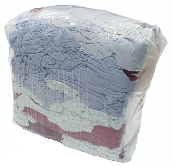 Cleaning Rags/Cloths Assorted Materials 10kg Bulk Pack Recycled