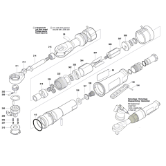 Pneumatic Ratchet Wrench 3/8