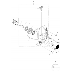 Starter for Husqvarna 122 LDx