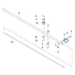 Shaft Assembly for Husqvarna 122R