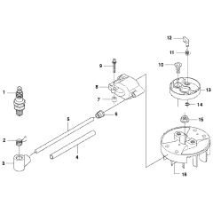Ignition System Assembly for Husqvarna 123 HD65X Hedge Trimmers