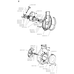 Fan Assembly for Husqvarna 132HBV