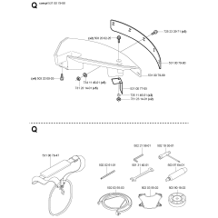Accessories for Husqvarna 132RJ Brushcutters