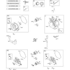 Camshaft, Crankshaft, Cylinder & Piston