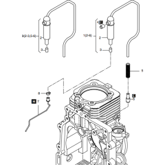 Crankcase Breathing System Assembly for Hatz 1B30 Engine