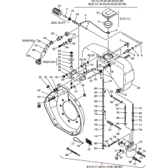 Fuel-2 Assembly for Hatz 1B30 Engine