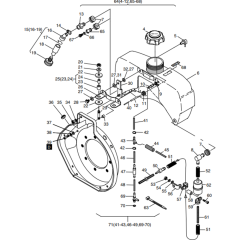 Fuel-6 Assembly for Hatz 1B30 Engine