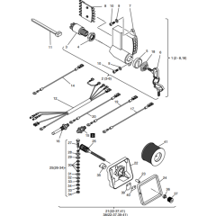 Electric Equipment, Wirings Assembly for Hatz 1B30 Engine