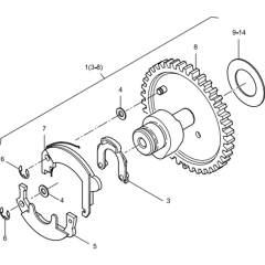 Camshaft Assembly for Hatz 1B30 Engine