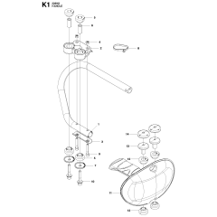 Handle Assembly for Husqvarna 226 HS99 S Hedge Trimmers