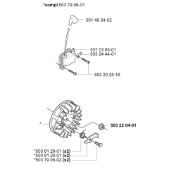 Ignition System for Husqvarna 227 LD Trimmer/ Edgers