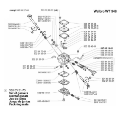 Carburetor Detials for Husqvarna 227 LD Trimmer/ Edgers