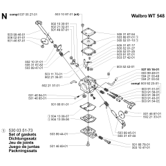 Carburetor Assembly for 227RJ
