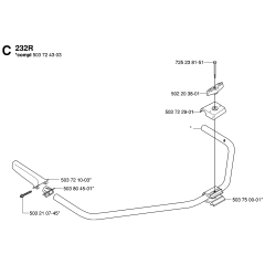 Handle No.2 Assembly for 232R
