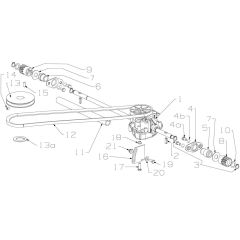 Gearbox Assembly for Masport 250ST