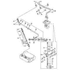 Fuel Injection Assembly for Yanmar 2TN66E-YL Engine
