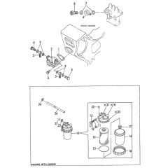 Fuel Line Assembly for Yanmar 2TN66E-YL Engine