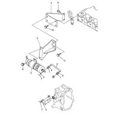 Engine Stop Assembly for Yanmar 2TN66E-YL Engine