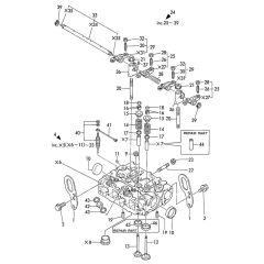 Cylinder Head Assembly for Yanmar 2TN66E-YL Engine