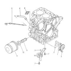 Oil System Assembly for Yanmar 2TN66L-UTBA Engine