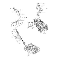 Fuel Injection Valve Assembly for Yanmar 2TNV66-DMC Engine