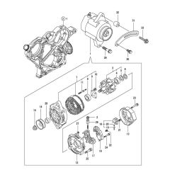 Generator Assembly for Yanmar 2TNV66-DMC Engine