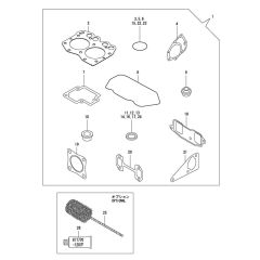 Gaskets, Tools for Yanmar 2TNV66-DMC Engine
