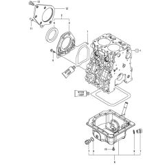 Oil Sump Assembly for Yanmar 2TNV66-DMC Engine