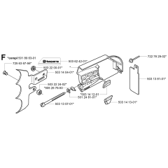 Muffler Assembly For Husqvarna 3120 Chainsaw