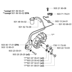 Ignition System Assembly For Husqvarna 3120 Chainsaw