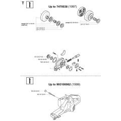 Service Updates Assembly For Husqvarna 3120 Chainsaw