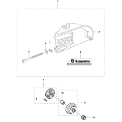Clutch Assembly for Husqvarna 3122k Disc Cutters