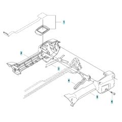Handle Assembly for Husqvarna 315iC