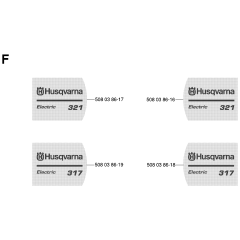 Decals for Husqvarna 317