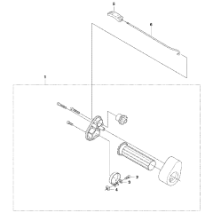 Handle Assembly for Husqvarna 325 HE4 Hedge Trimmers