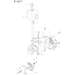 Cover Assembly for Husqvarna 327P Pole Pruners