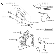 Chain Brake Assembly For Husqvarna 333 Chainsaw