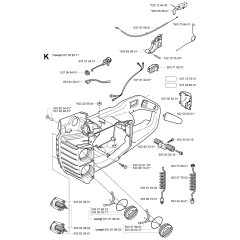 Fuel Tank & Handle Assembly For Husqvarna 333 Chainsaw