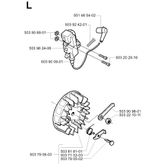 Ignition System Assembly For Husqvarna 333 Chainsaw