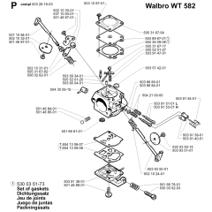 Carburetor Details Assembly For Husqvarna 333 Chainsaw