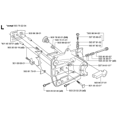 Crankcase Assembly For Husqvarna 334t Chainsaw