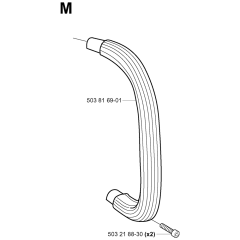 Handle Assembly For Husqvarna 335XPt Chainsaw
