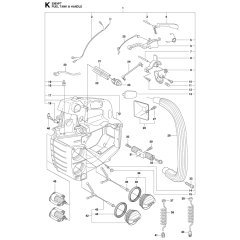 Fuel Tank & Handle Assembly For Husqvarna 338XPt Chainsaw
