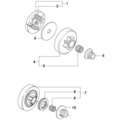 Clutch Assembly For Husqvarna 339XP Chainsaw