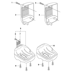 Muffler Cover Assembly For Husqvarna 339XP Chainsaw