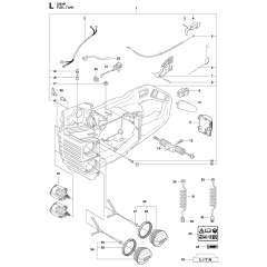 Fuel Tank Assembly For Husqvarna 339XP Chainsaw