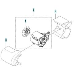 Fan for Husqvarna 340iBT