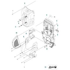 Housing for Husqvarna 340iBT