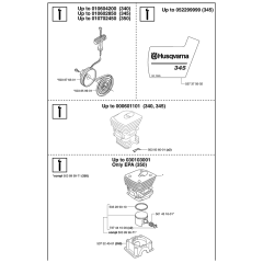Service Updates-1 Assembly For Husqvarna 345e Chainsaw