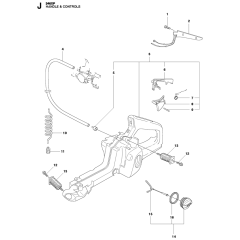 Handle & Controls Assembly For Husqvarna 346XP Chainsaw